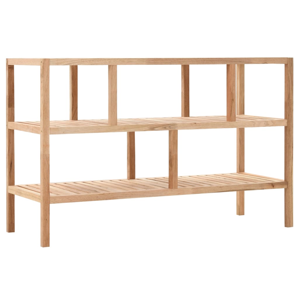 Vidaxl badkamerrek 100x40x65 cm massief walnotenhout