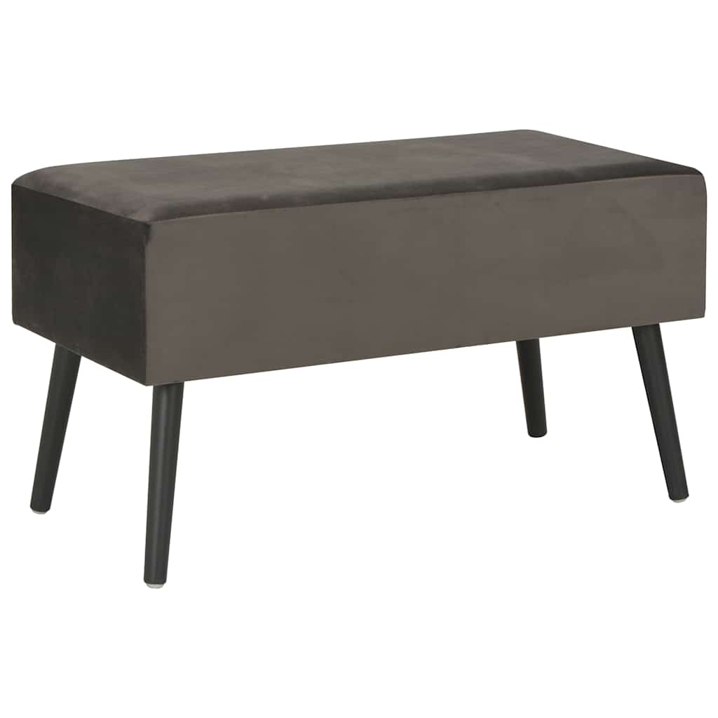Vidaxl salontafel 80x40x46 cm fluweel grijs