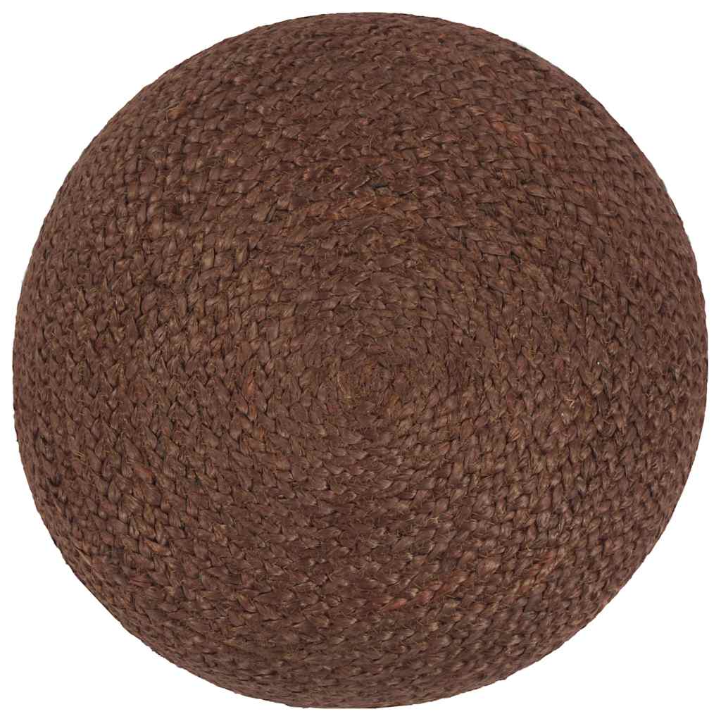 Vidaxl poef handgemaakt 40x45 cm jute bruin