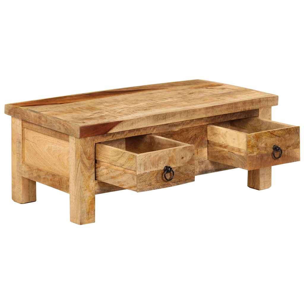 Vidaxl salontafel 90x45x35 cm massief mangohout