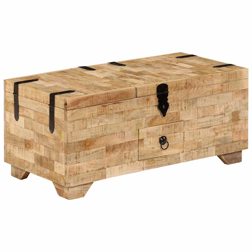 Vidaxl salontafel 80x40x35 cm massief mangohout