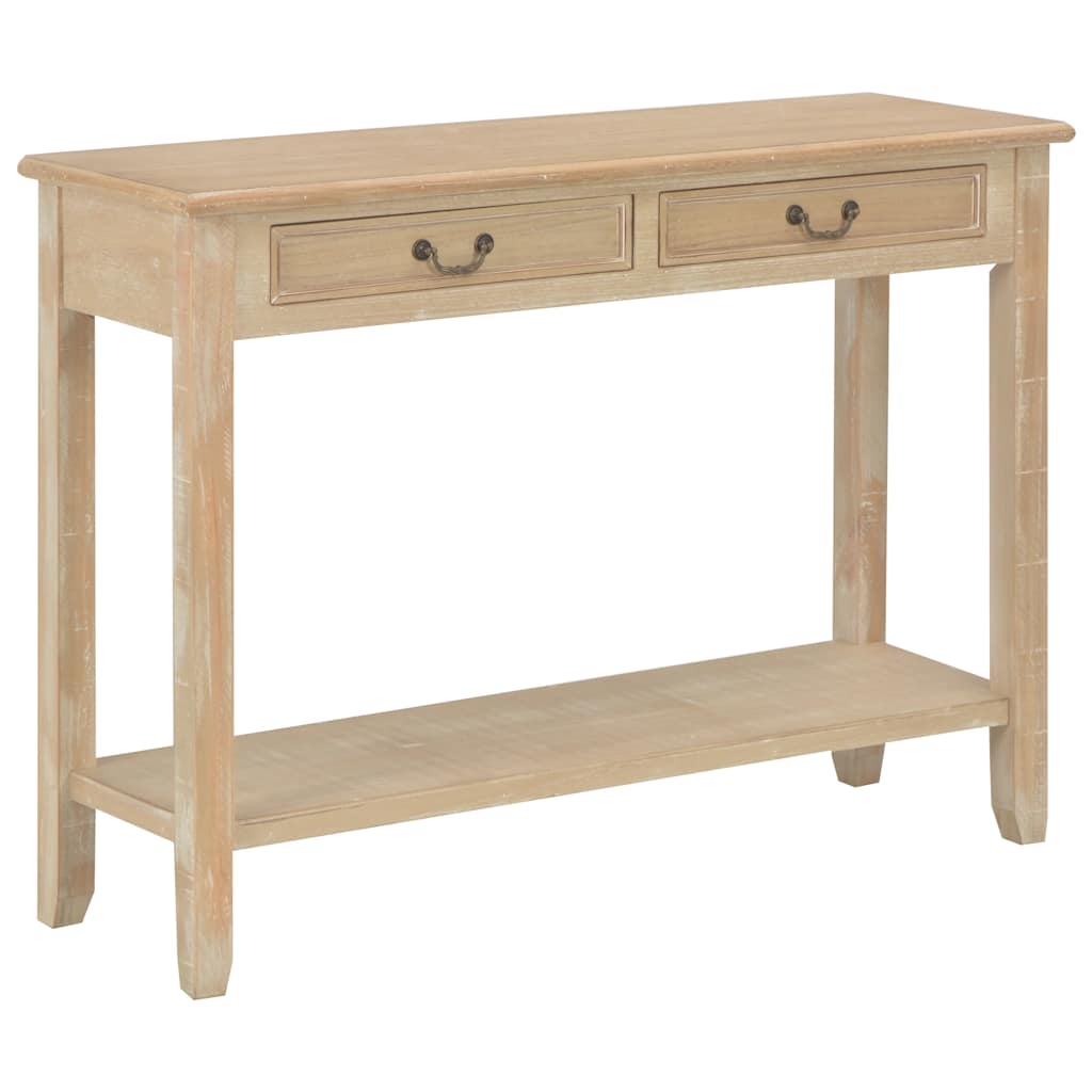 Vidaxl wandtafel 110x35x80 cm hout