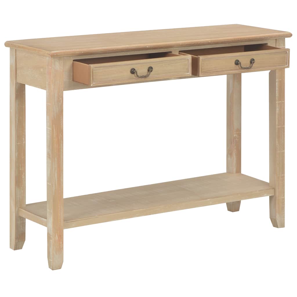 Vidaxl wandtafel 110x35x80 cm hout