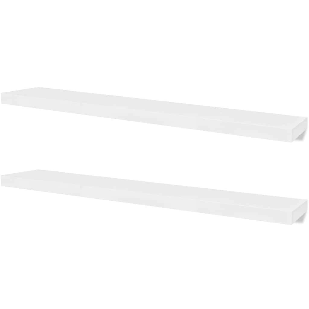 Vidaxl wandplanken 4 st 120 cm wit