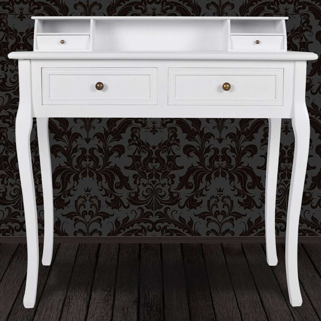 Vidaxl kaptafel femke met lades wit