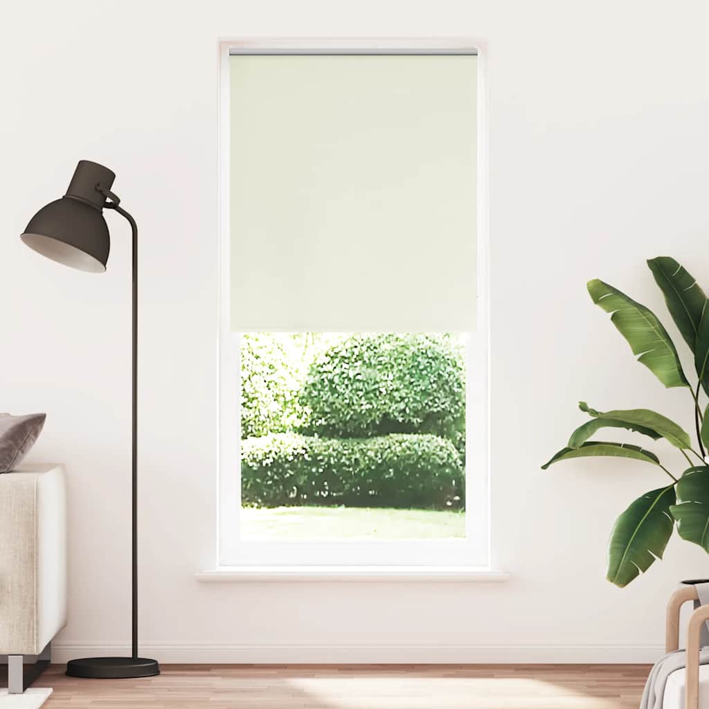 Vidaxl rolgordijn verduisterend 100 x 230 cm crême