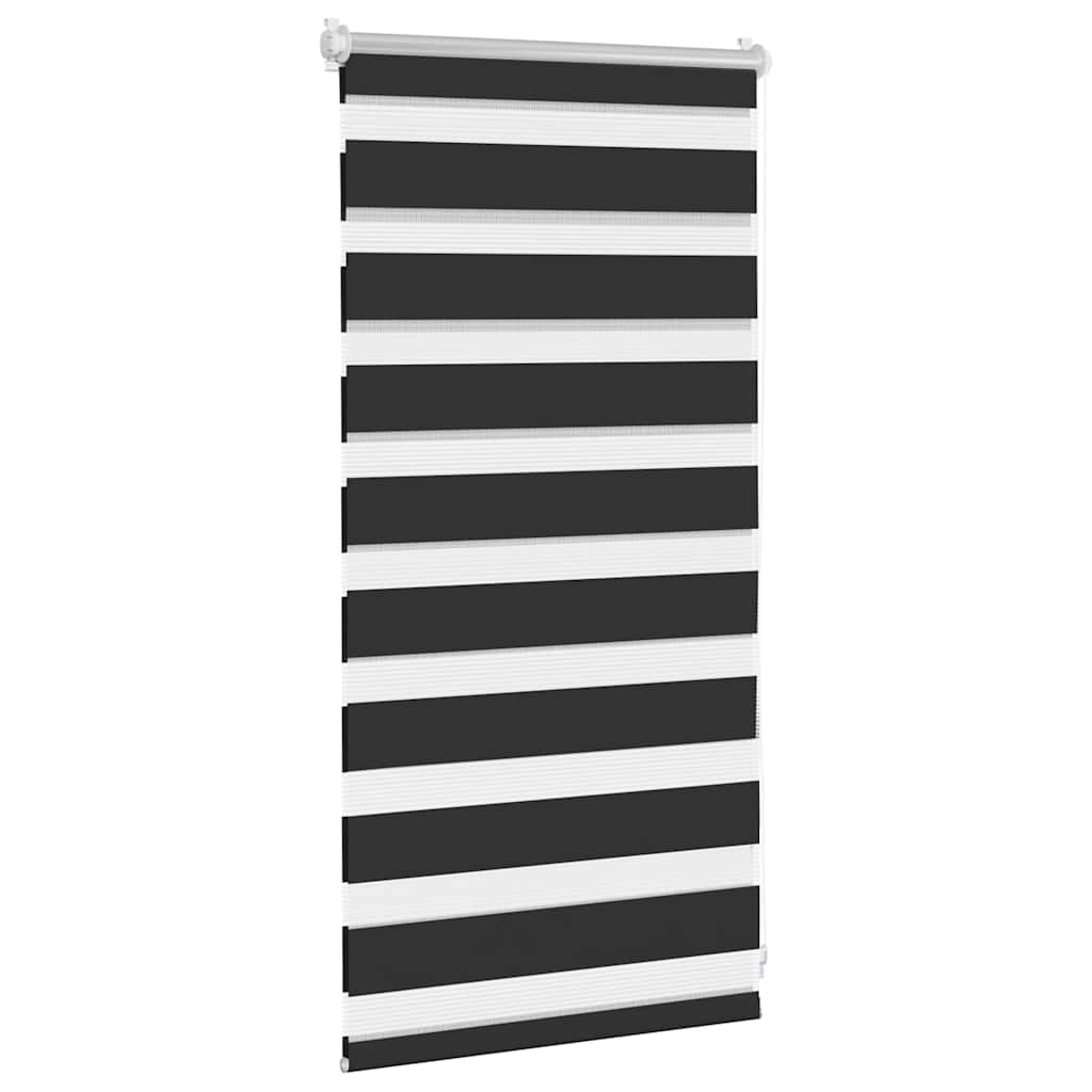 Vidaxl duo rolgordijn 40x100cm zwart