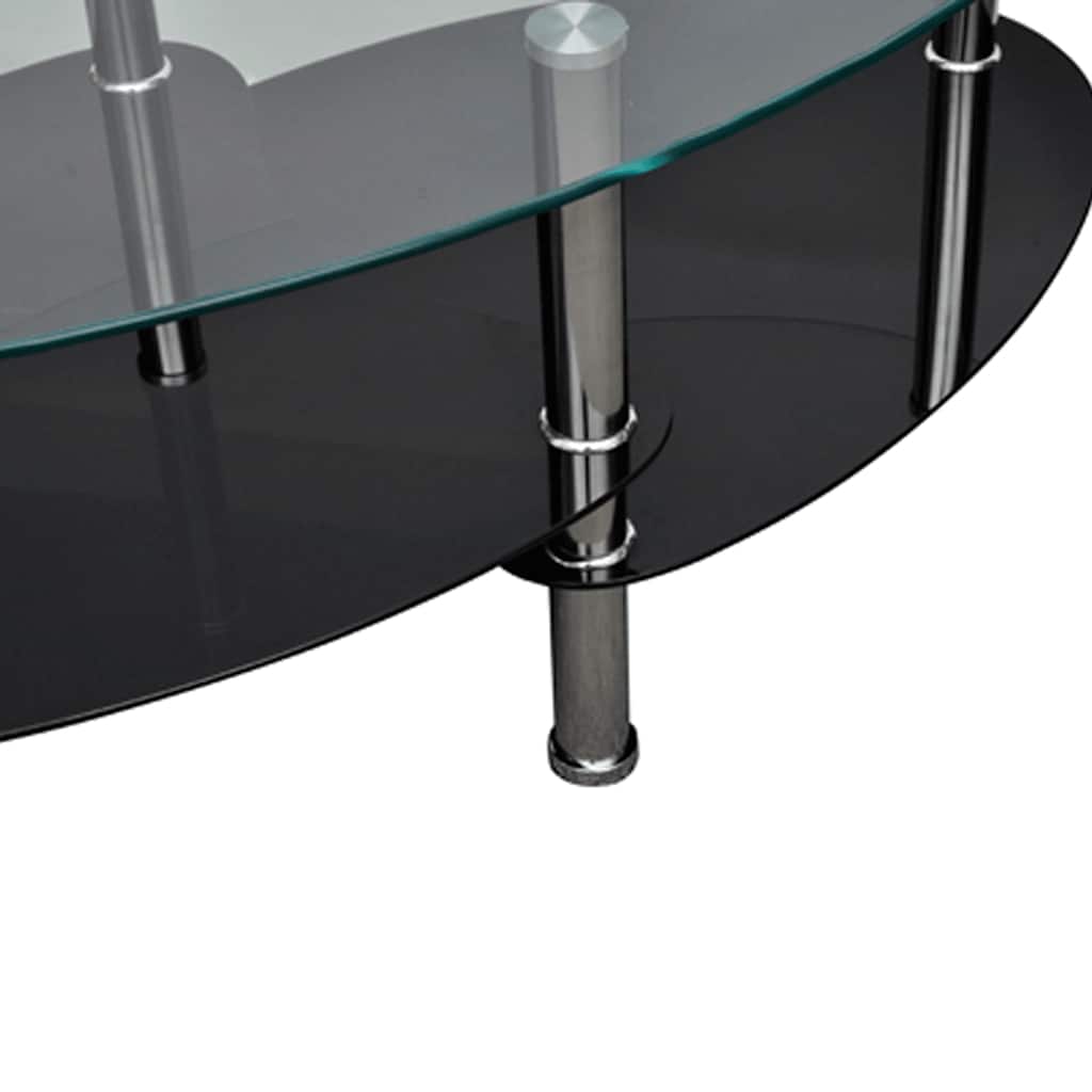 Vidaxl salontafel met exclusief ontwerp zwart