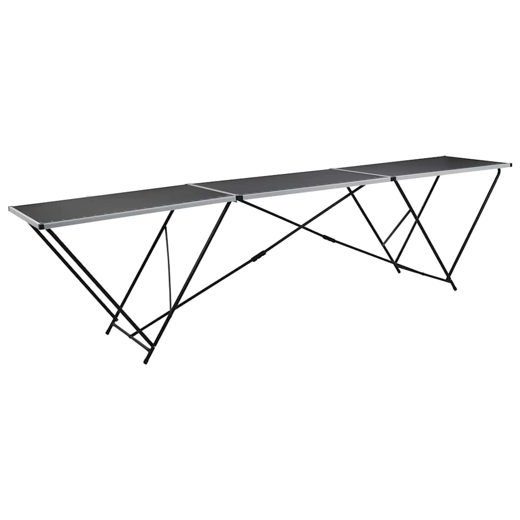 Vidaxl behangtafel inklapbaar 300x60x78 cm mdf en aluminium