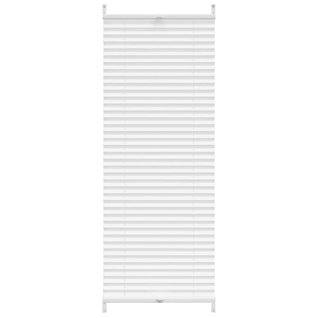 Vidaxl plisséjaloezie 60x125 cm wit