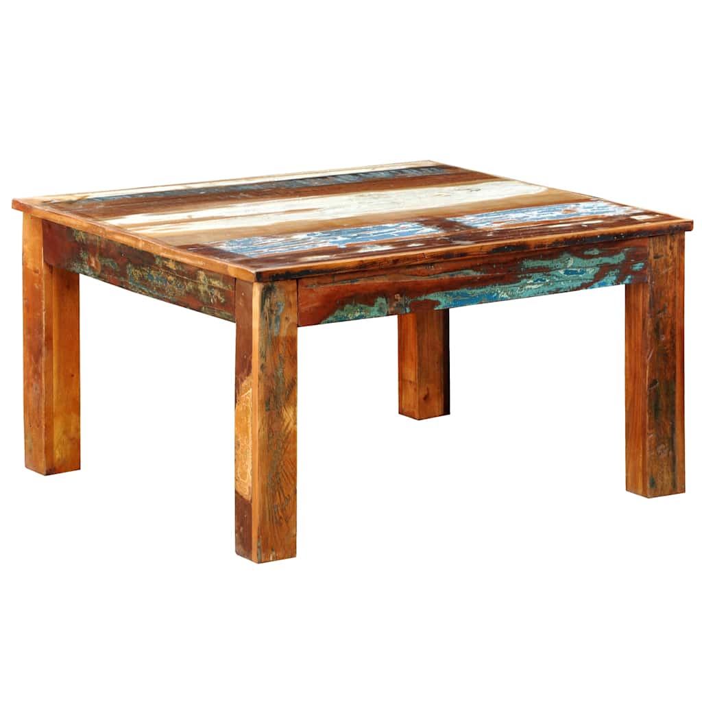 Vidaxl salontafel vierkant gerecycled hout