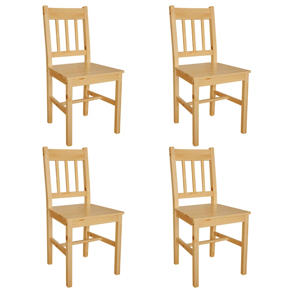 Vidaxl eetkamerstoelen 4 st grenenhout