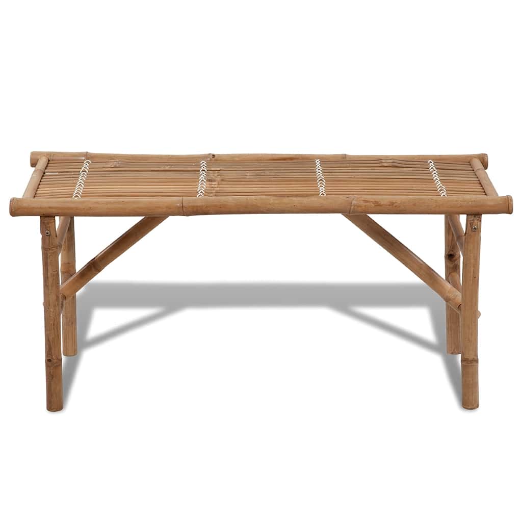 Vidaxl tuinbank inklapbaar 118 cm bamboe