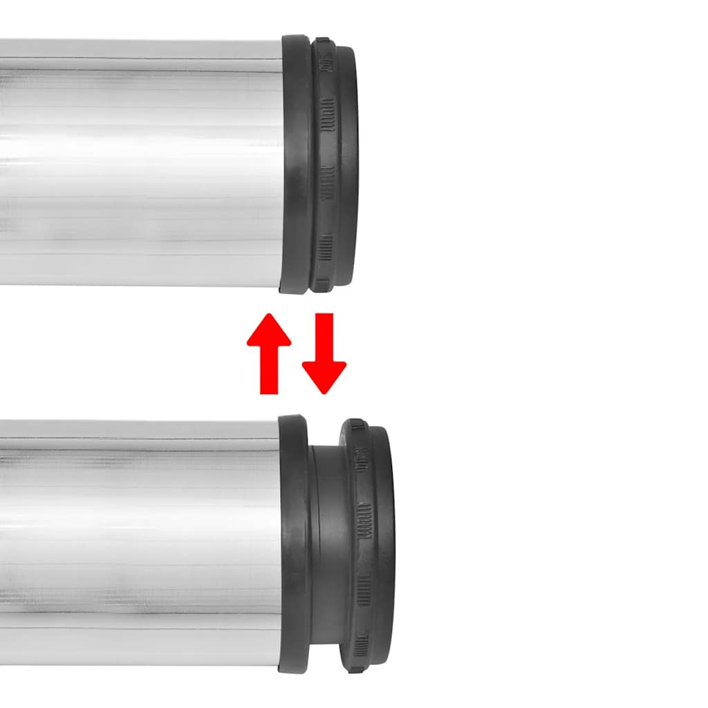 Vidaxl tafelpoten in hoogte verstelbaar geborsteld nikkel 710 mm 4 st
