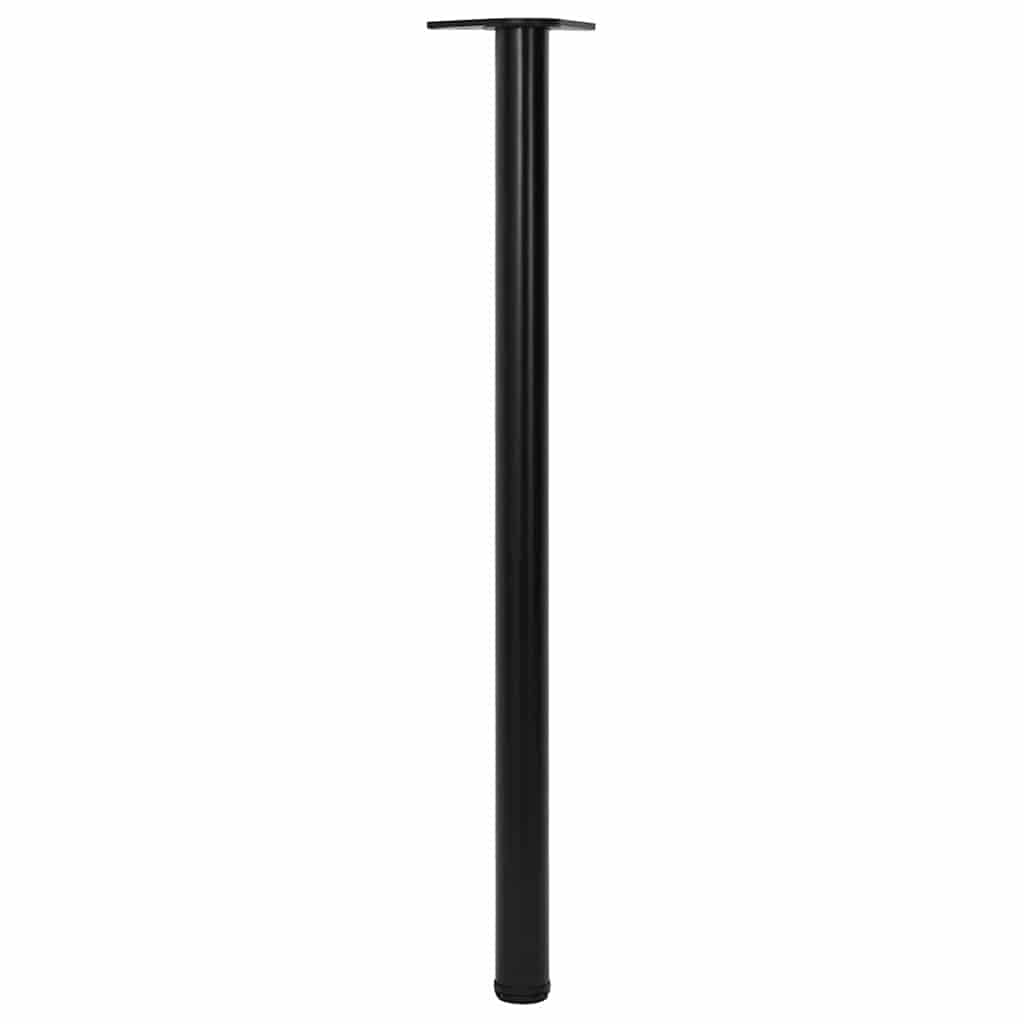 Vidaxl tafelpoten in hoogte verstelbaar zwart 1100 mm 4 st