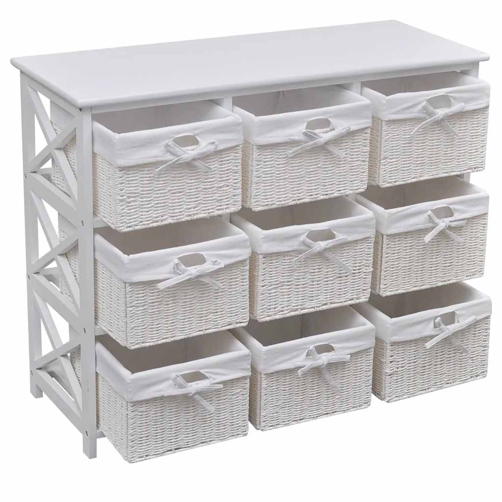 Vidaxl opbergkast wit