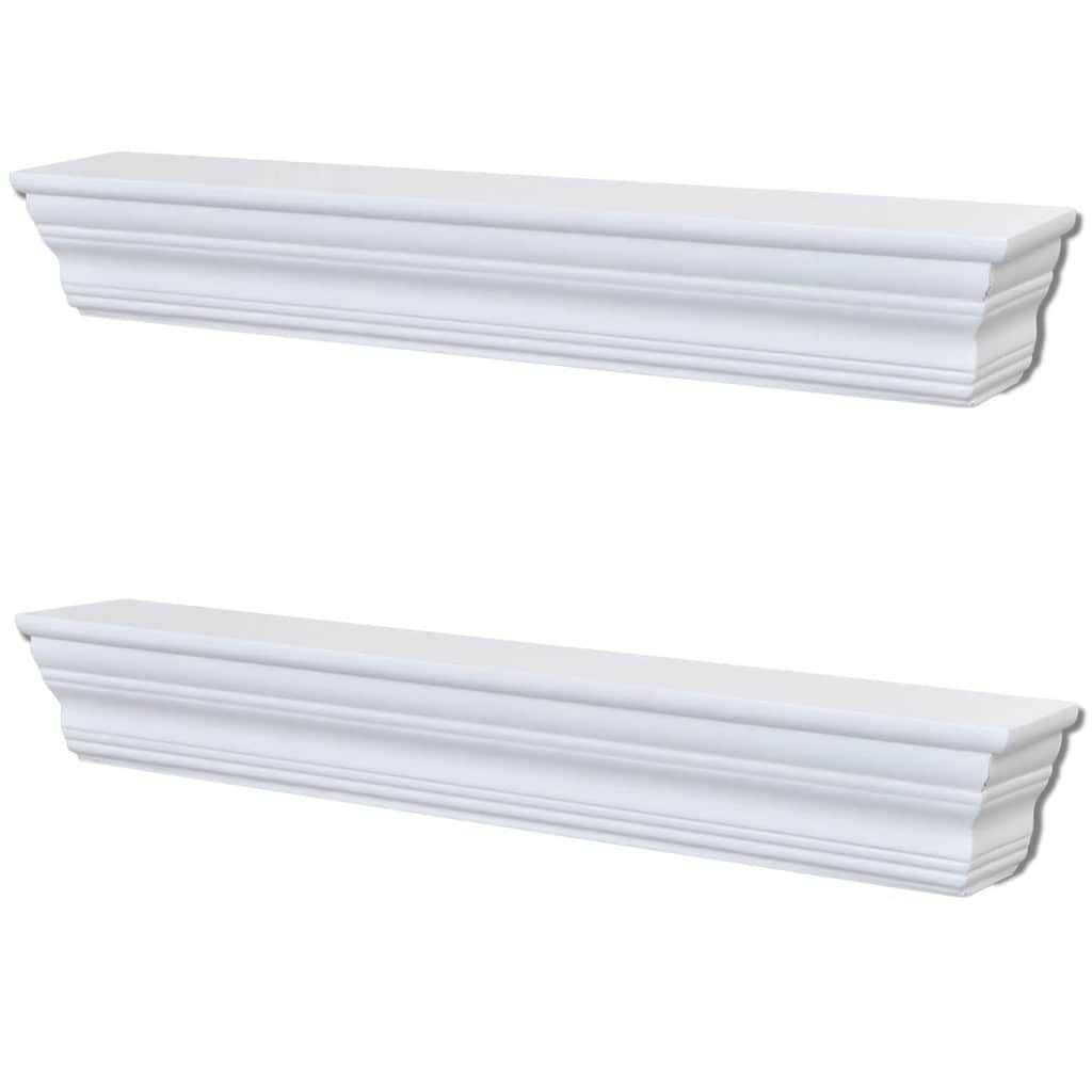 Vidaxl wandschappen aaliyah 2 st wit