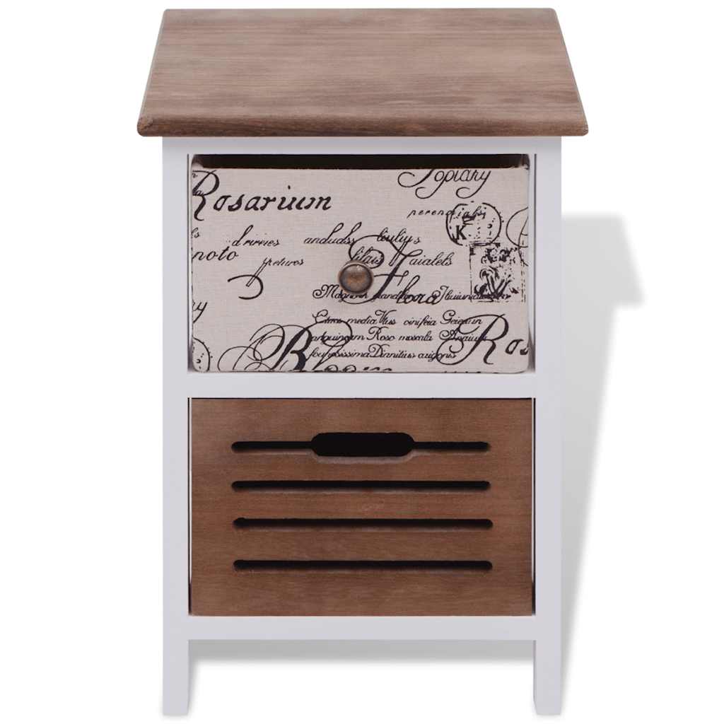 Vidaxl nachtkastjes 2 st hout