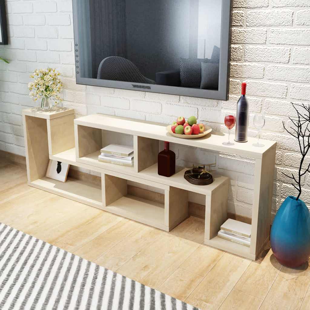 Vidaxl tv-meubel dubbel l-vormige eiken