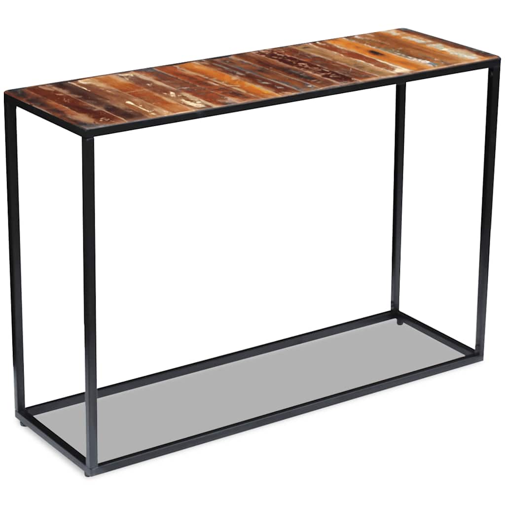 Vidaxl wandtafel 110x35x76 cm massief gerecycled hout