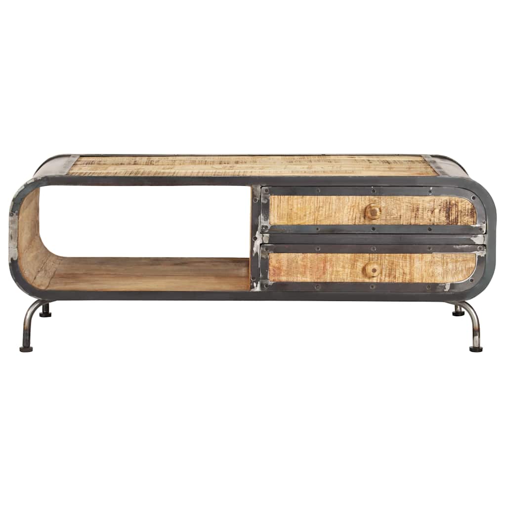 Vidaxl salontafel 100x50x35 cm massief mangohout