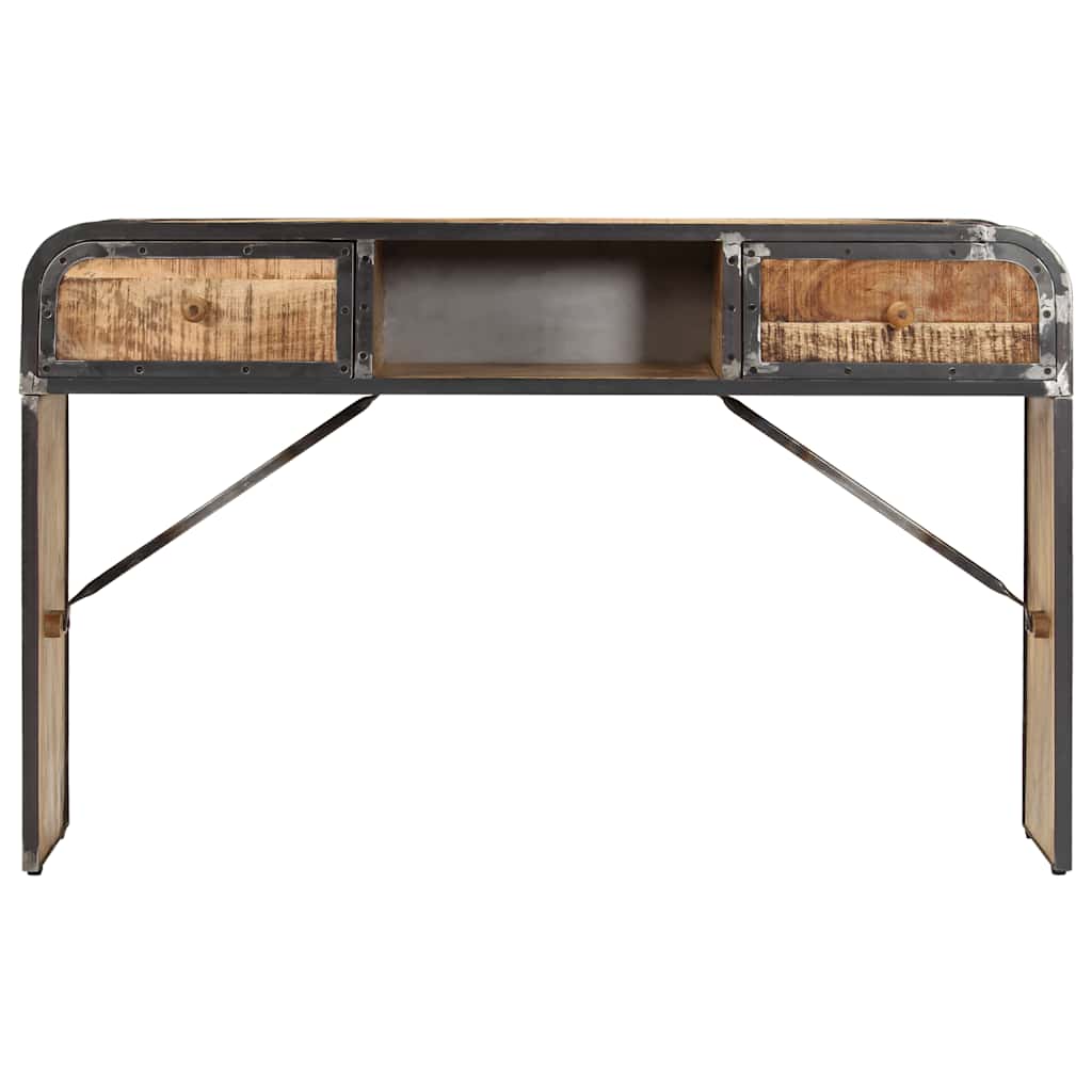 Vidaxl dressoir 120x30x75 cm massief mangohout