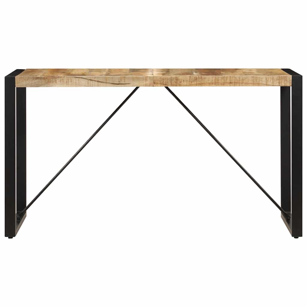 Vidaxl eettafel 140x70x75 cm massief mangohout