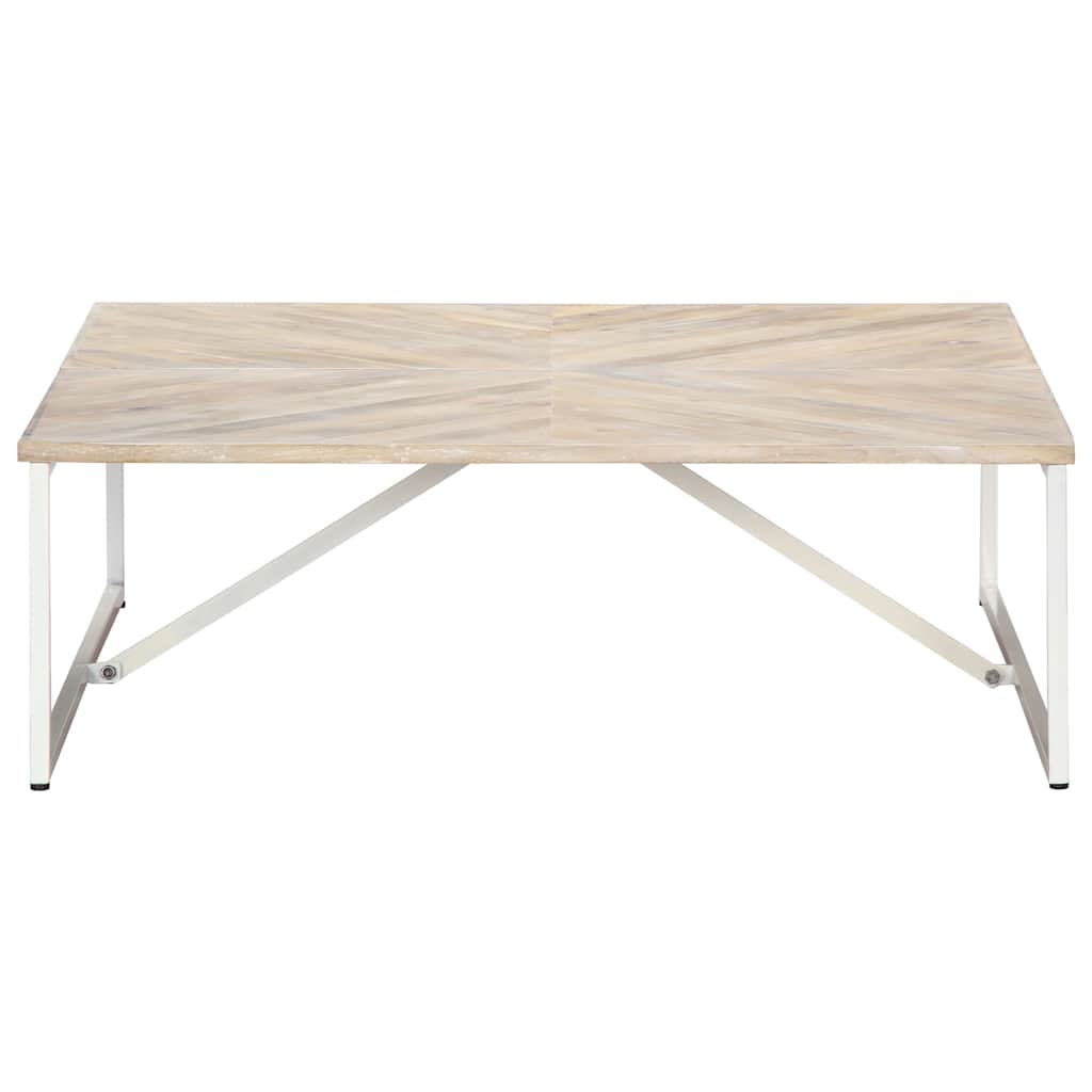 Vidaxl salontafel 110x110x36 cm massief mangohout