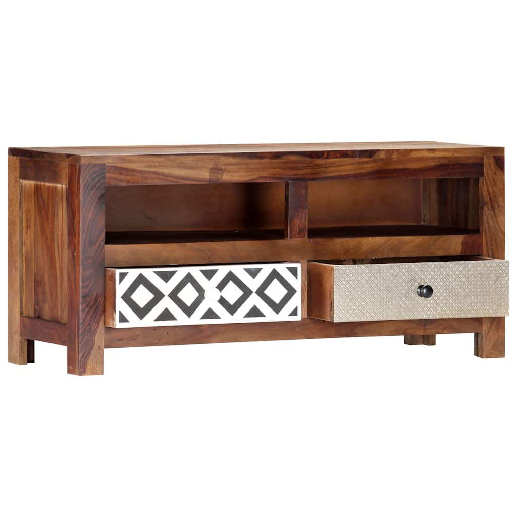 Vidaxl tv-meubel 90x30x40 cm massief acaciahout