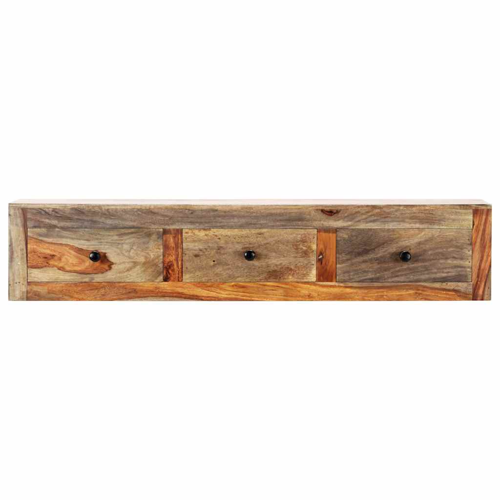 Vidaxl wandtafel 100x25x20 cm massief acaciahout