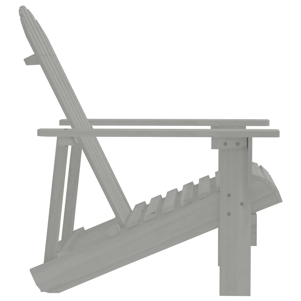 Vidaxl tuinstoel hout grijs