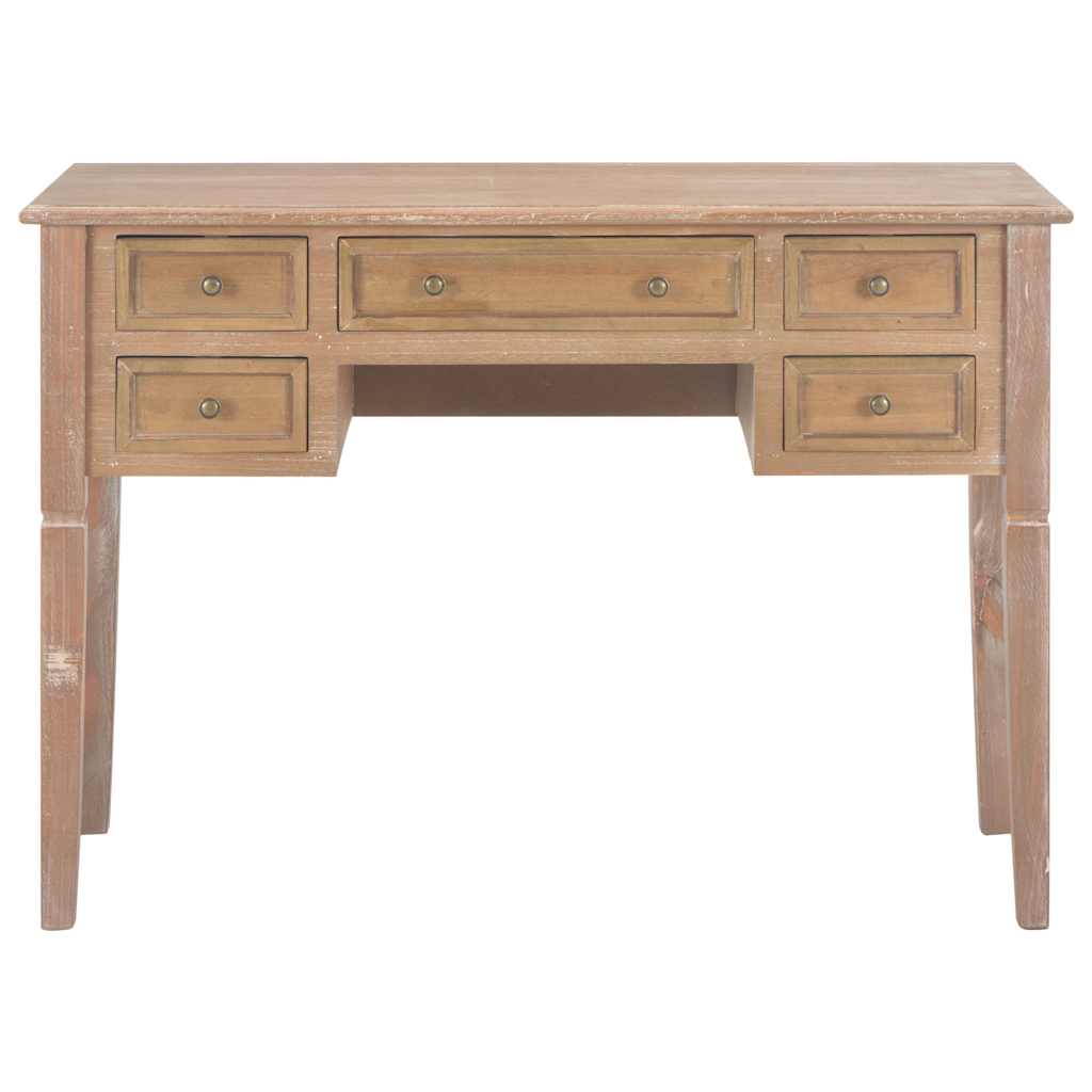 Vidaxl schrijftafel 109,5x45x77,5 cm hout bruin