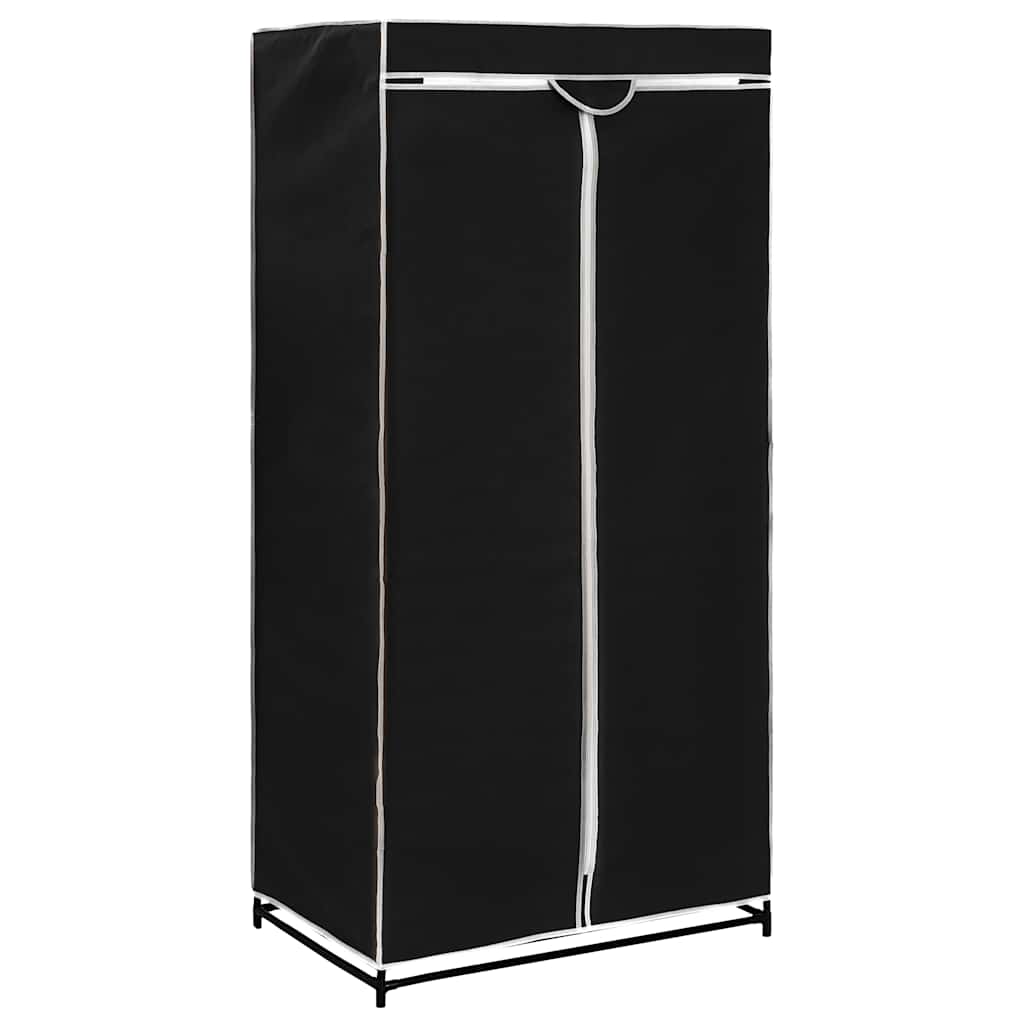 Vidaxl kledingkasten 2 st 75x50x160 cm zwart