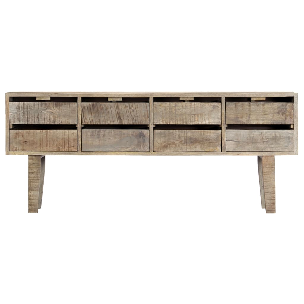 Vidaxl dressoir 140x30x60 cm massief mangohout
