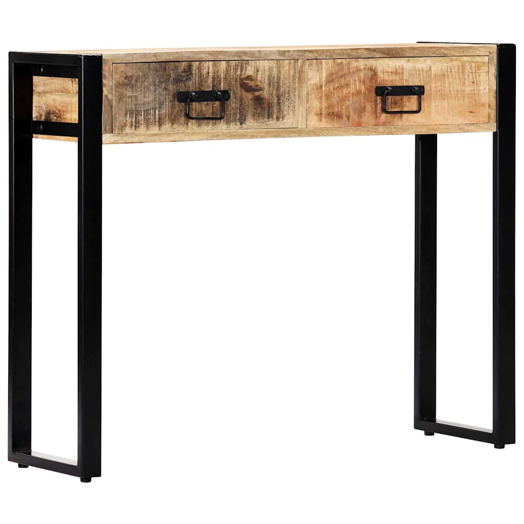 Vidaxl wandtafel 90x30x75 cm massief mangohout