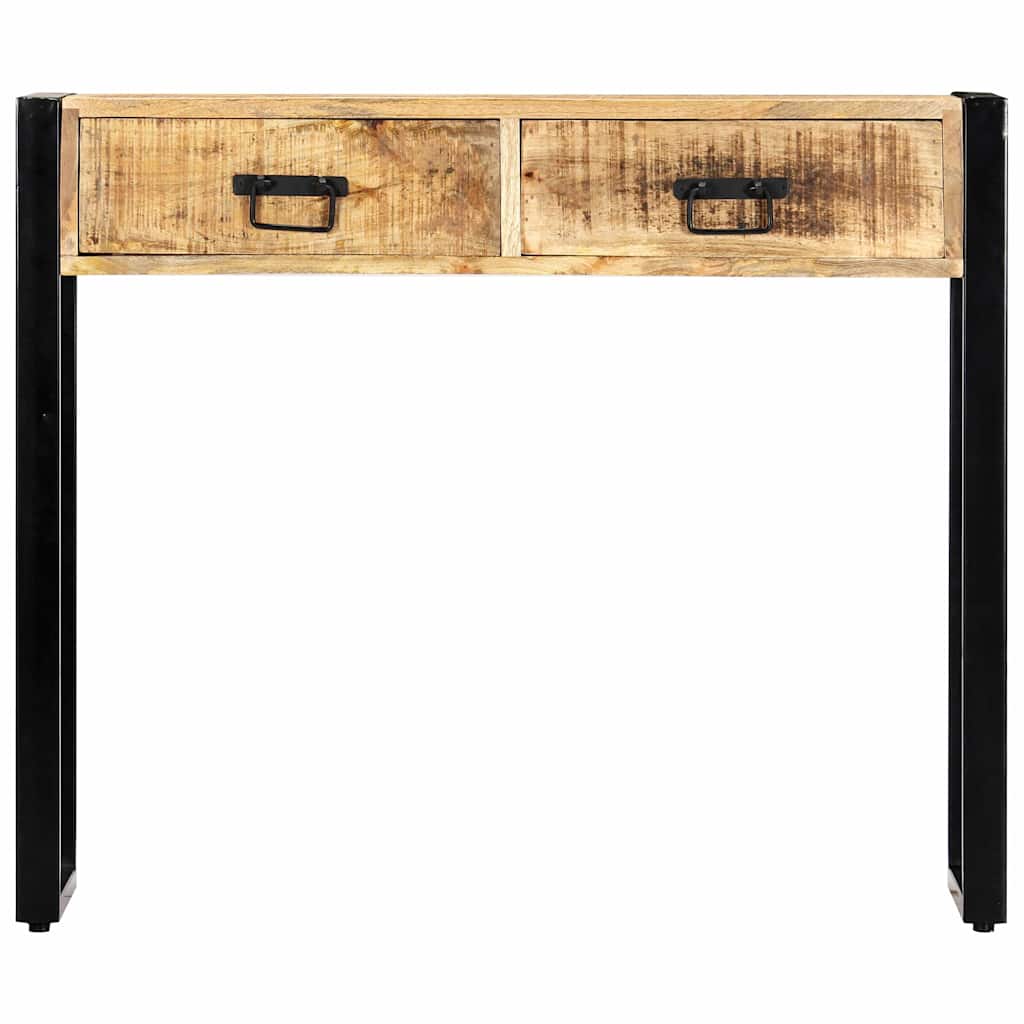 Vidaxl wandtafel 90x30x75 cm massief mangohout