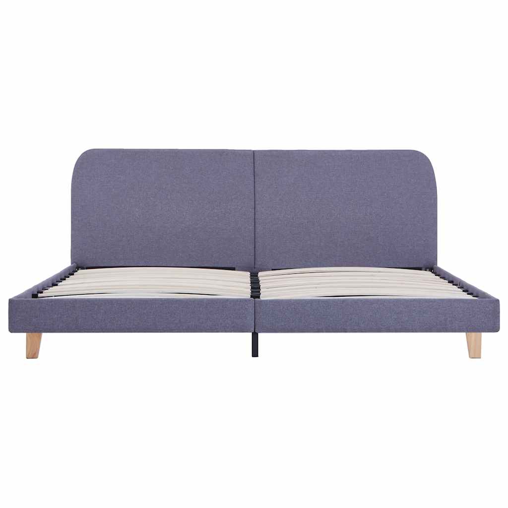 Vidaxl bedframe stof lichtgrijs 180x200 cm