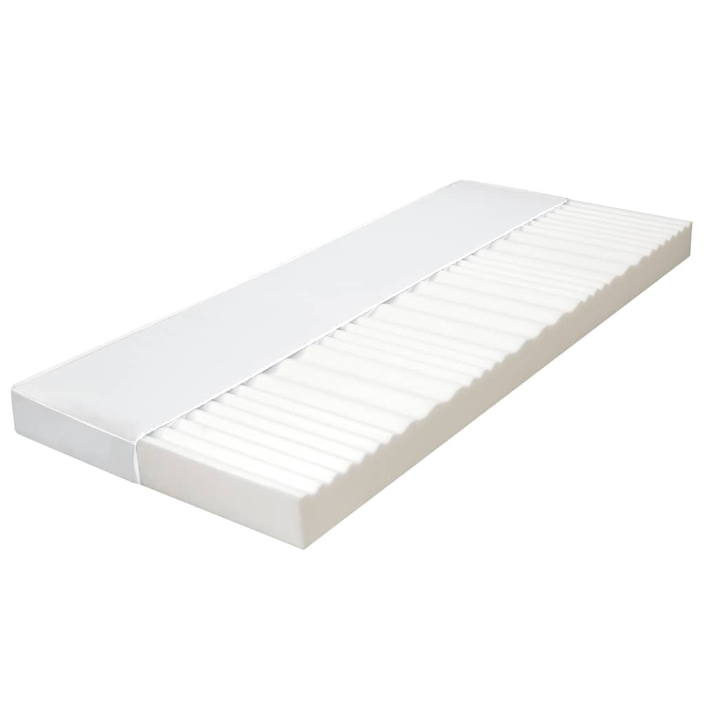Vidaxl matras 7 zone 10 cm pu-schuim h2 h3 90x200 cm
