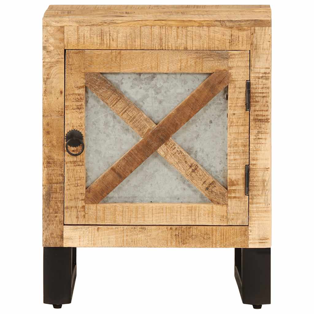Vidaxl nachtkastje 40x30x50 cm massief mangohout
