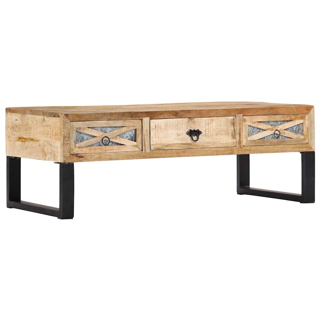 Vidaxl salontafel 110x50x38 cm massief mangohout