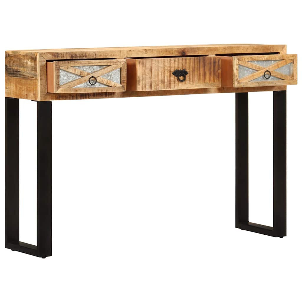 Vidaxl wandtafel 110x30x76 cm massief mangohout