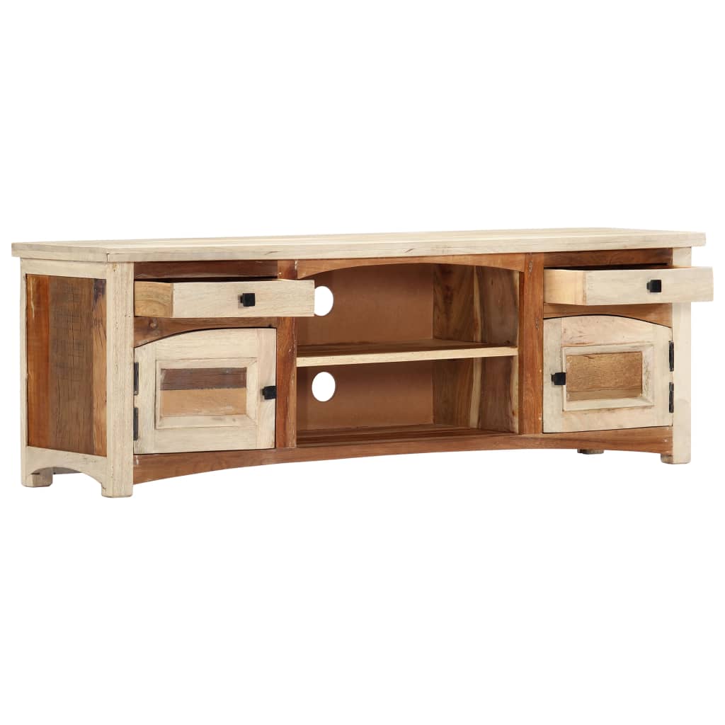 Vidaxl tv-meubel 120x30x40 cm massief gerecycled hout