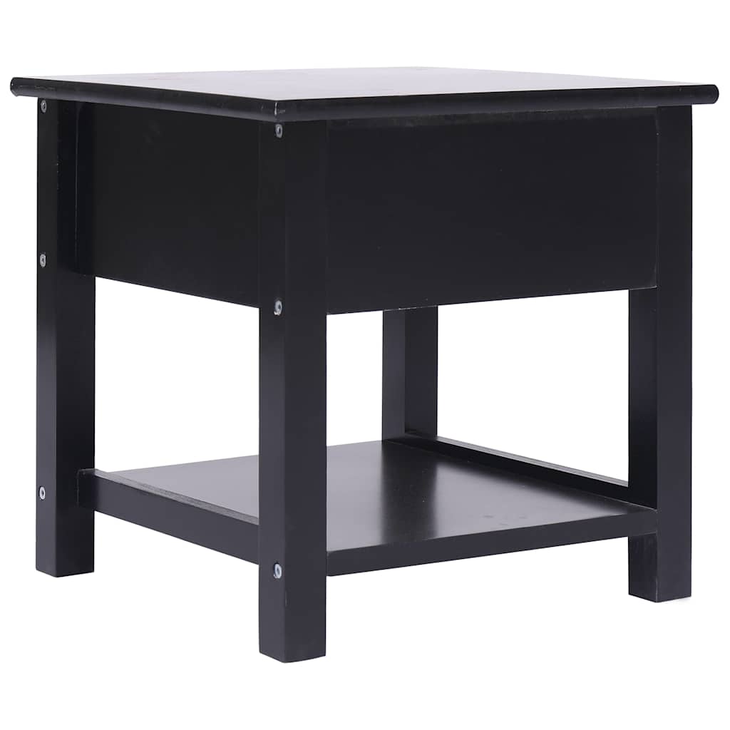 Vidaxl bijzettafel 40x40x40 cm paulowniahout zwart