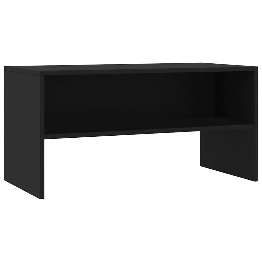 Vidaxl tv-meubel 80x40x40 cm bewerkt hout zwart