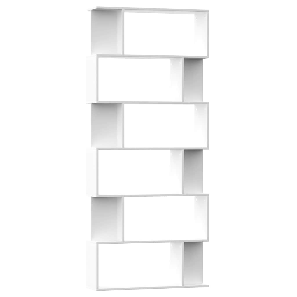 Vidaxl boekenkast kamerscherm 80x24x192 cm bewerkt hout wit