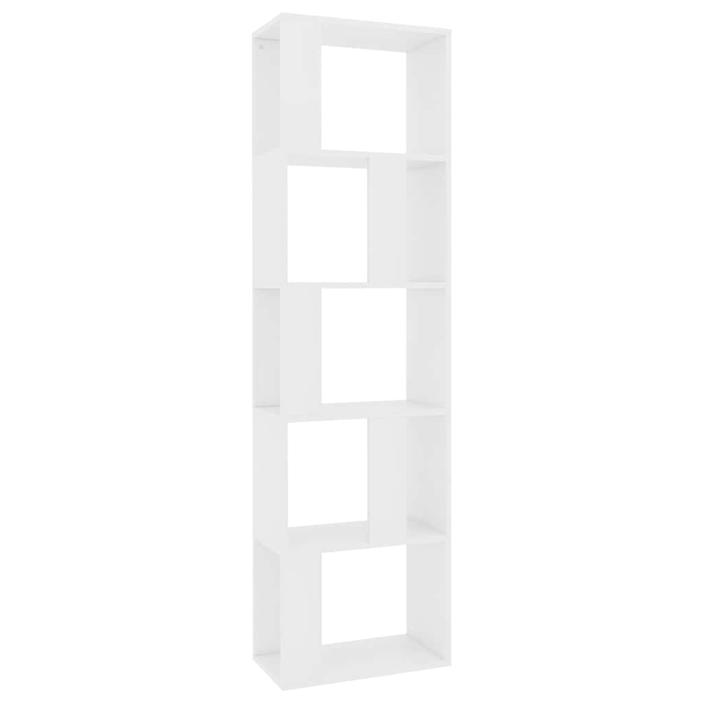 Vidaxl boekenkast kamerscherm 45x24x159 cm bewerkt hout wit