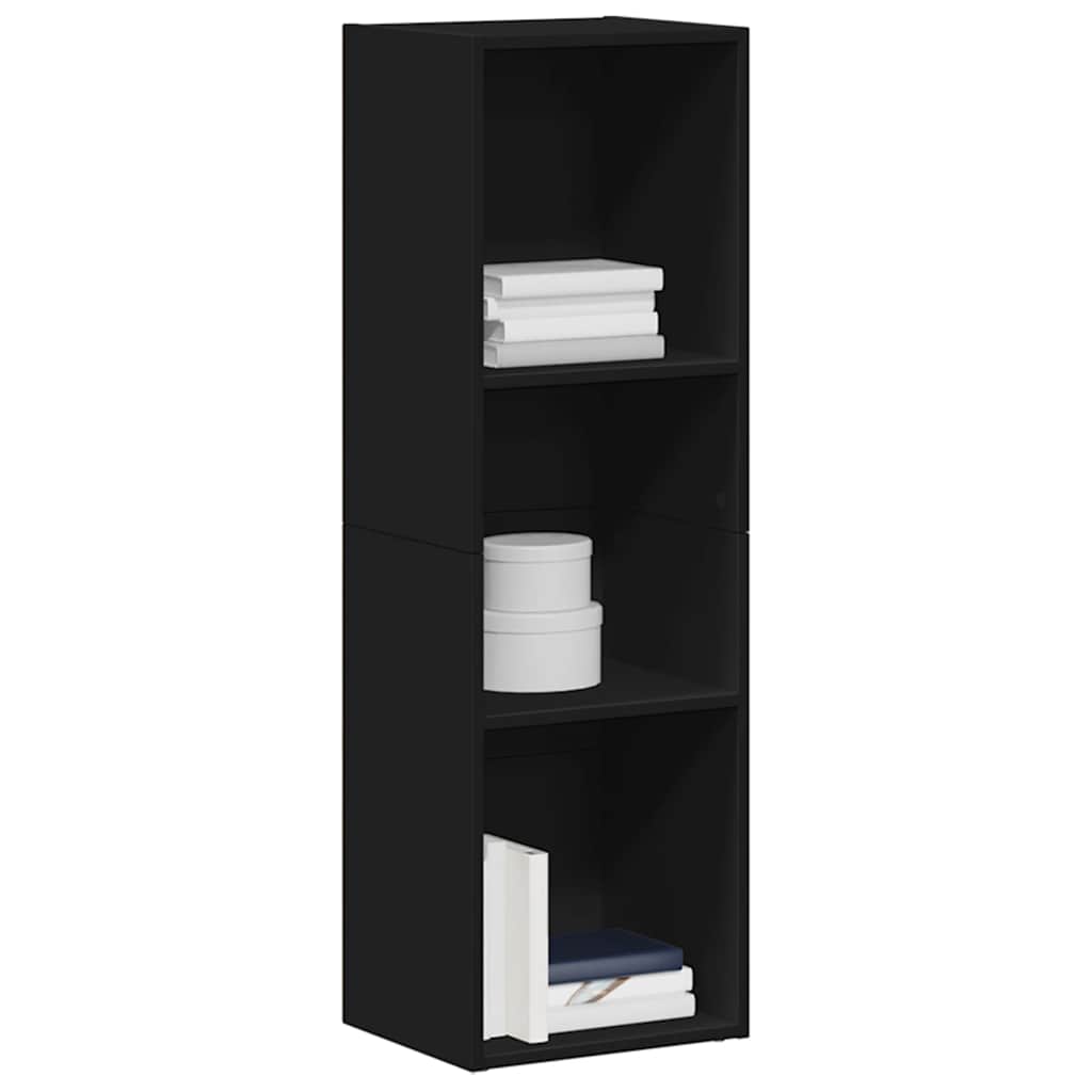 Vidaxl boekenkast tv-meubel 36x30x114 cm bewerkt hout zwart