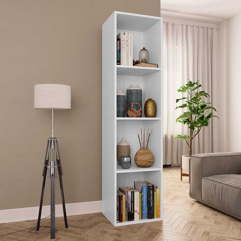 Vidaxl boekenkast tv-meubel 36x30x143 cm bewerkt hout wit