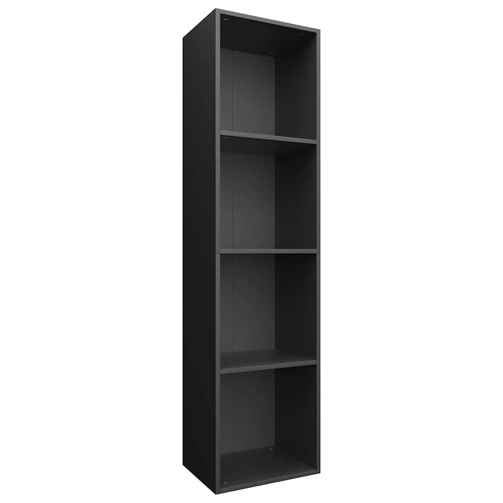 Vidaxl boekenkast tv-meubel 36x30x143 cm bewerkt hout zwart
