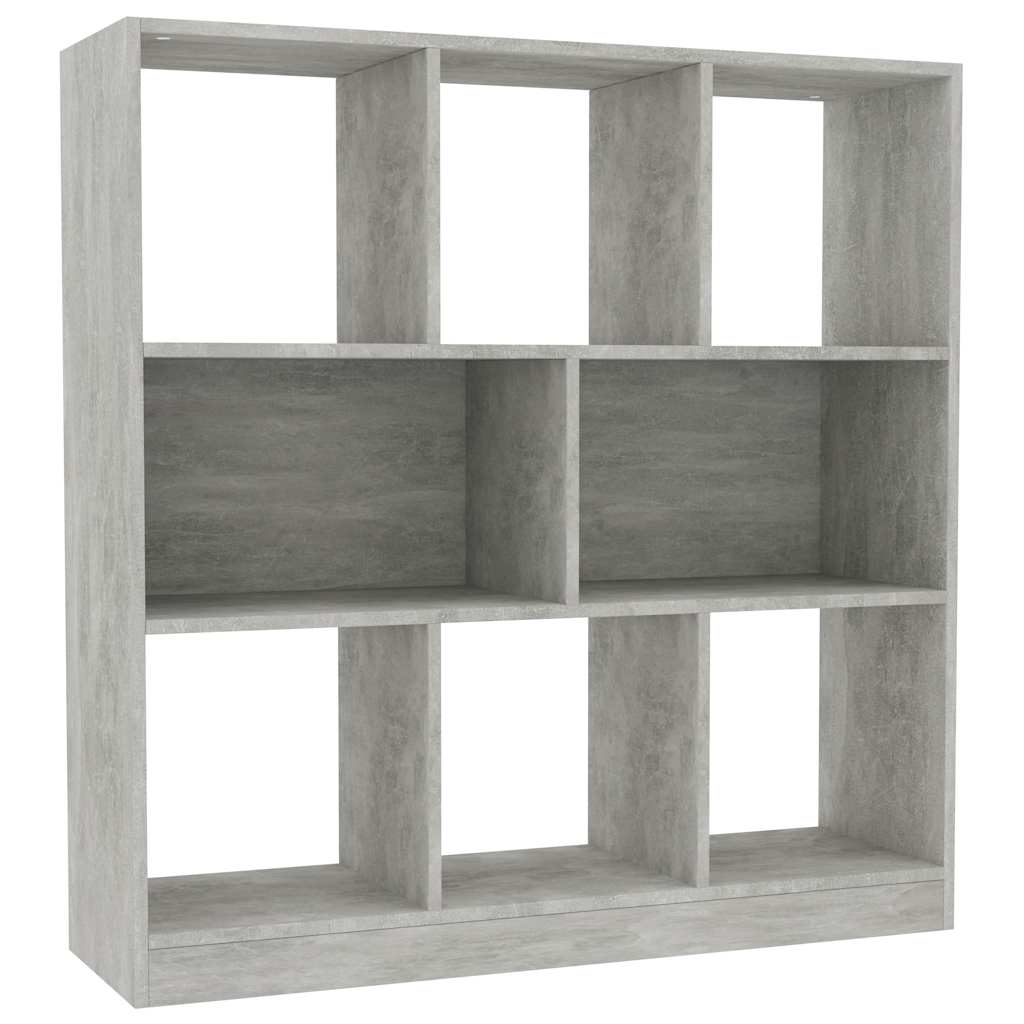 Vidaxl boekenkast 97,5x29,5x100 cm bewerkt hout betongrijs
